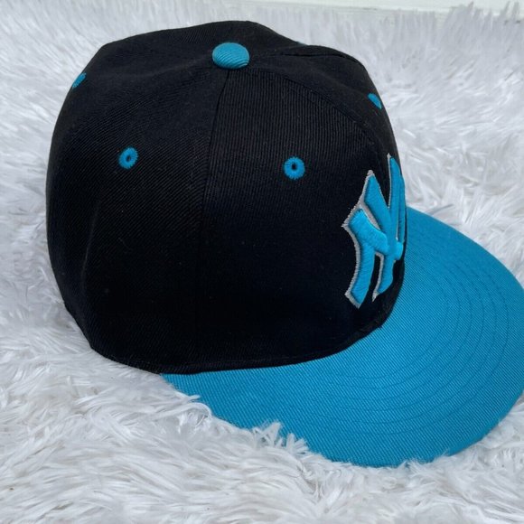 New York Men Hat NY Cap Baseball Hat BlackBlue Sport Hat Size 56cm 6.75 - Picture 9 of 9